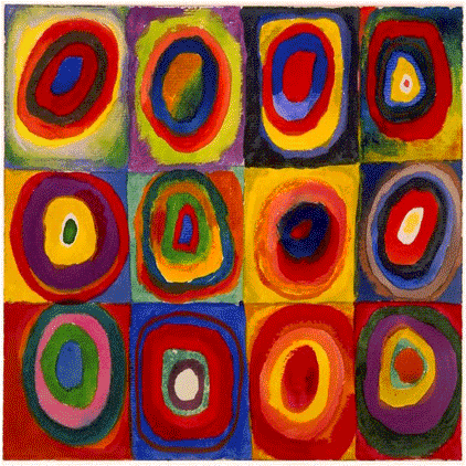 quares with Concentric Circles by Wassily Kandinsky